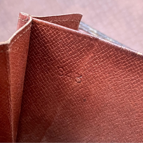 Vintage Louis Vuitton Wallet Brown Monogram Leather Card Holder Made in France - Picture 13 of 13